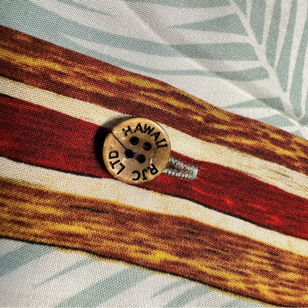 KALAHEO Men’s Hawaiian Tropical Surfboard Made In Hawaii Shirt Sz L - Picture 6 of 8